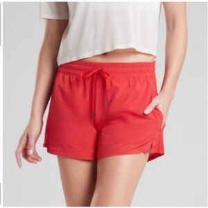 Athleta red shorts size 6